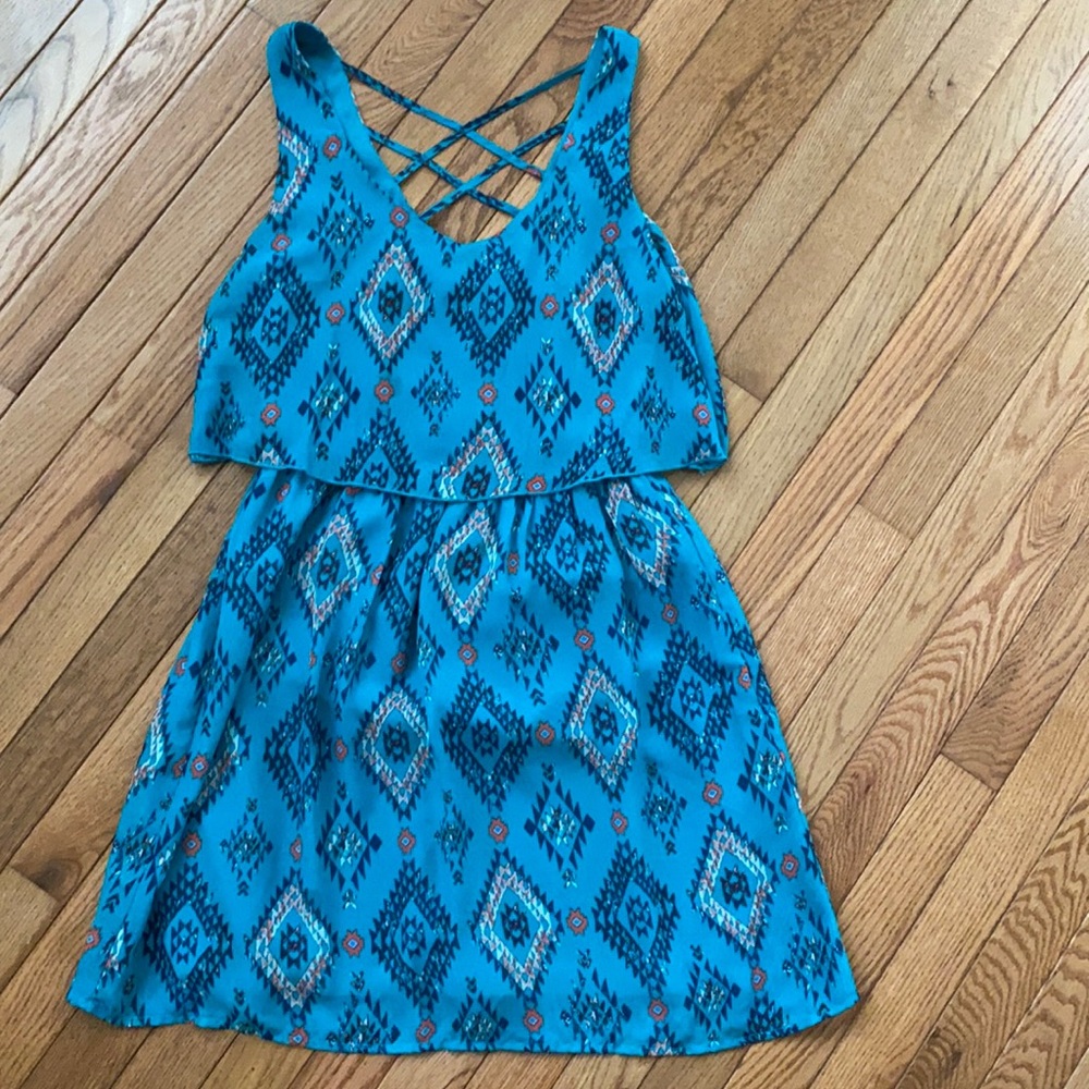 Turquoise dress